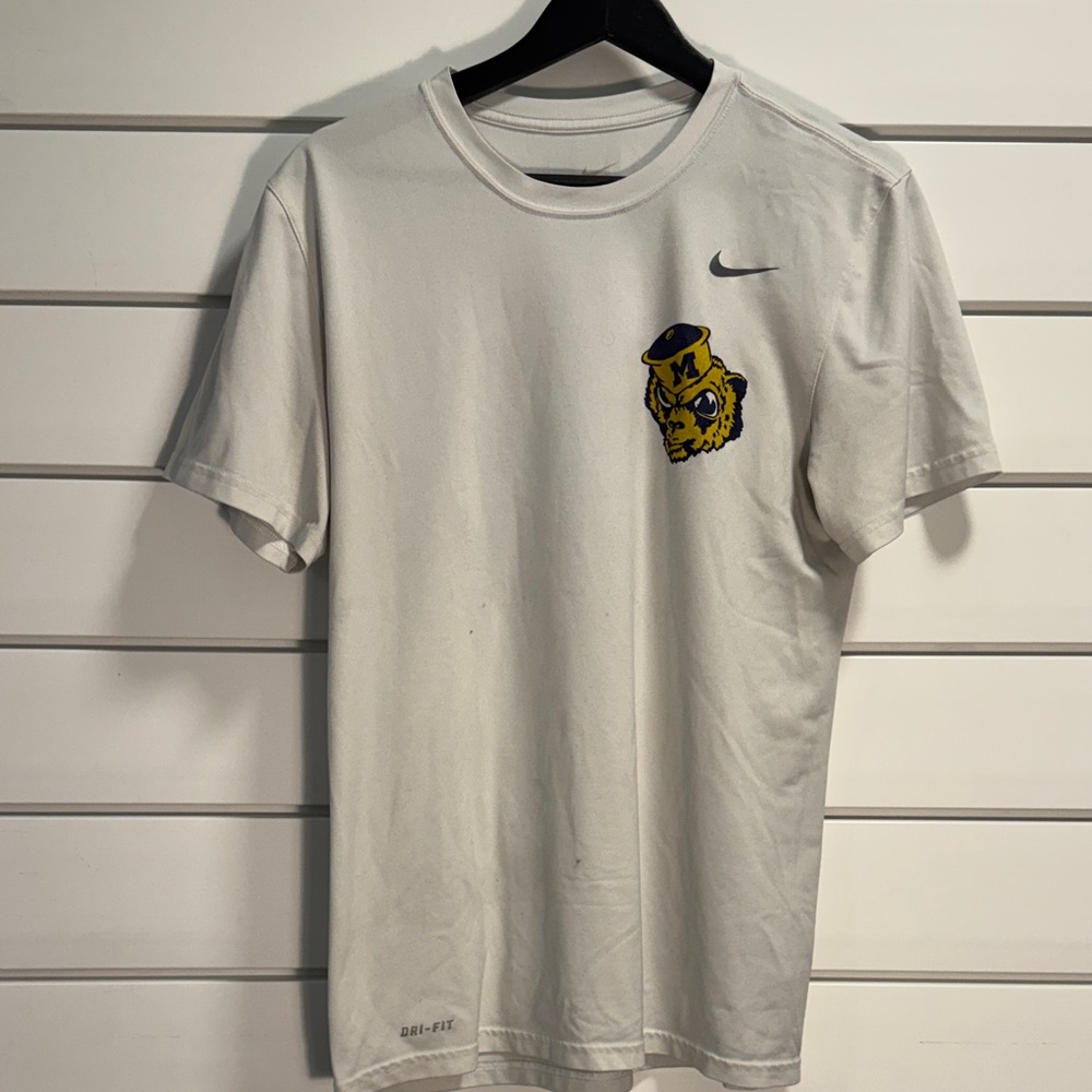 University of Michigan Swimming Nike White Tee
